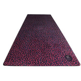 Full view of Felicidade yoga mat and towel in one, Jeans Roses