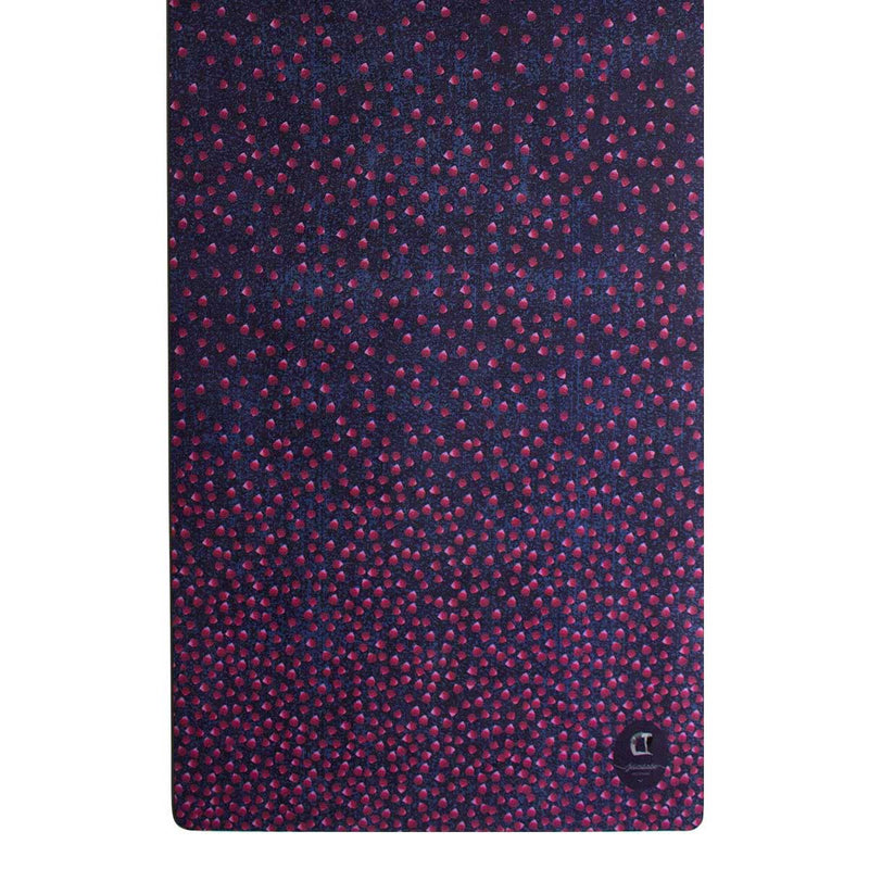 Jean's Roses* - Dark blue, stylish yoga mat – Studio Felicidade